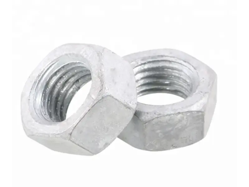 ASTM A563 ஹெவி ஹெக்ஸ் நட் கார்பன் ஸ்டீல் ஹெவி அறுகோண நட்: ASTM A325 போல்ட்களுக்கான ஸ்டாண்டர்ட் மேட்சிங் ஸ்ட்ரக்ச்சுரல் நட்