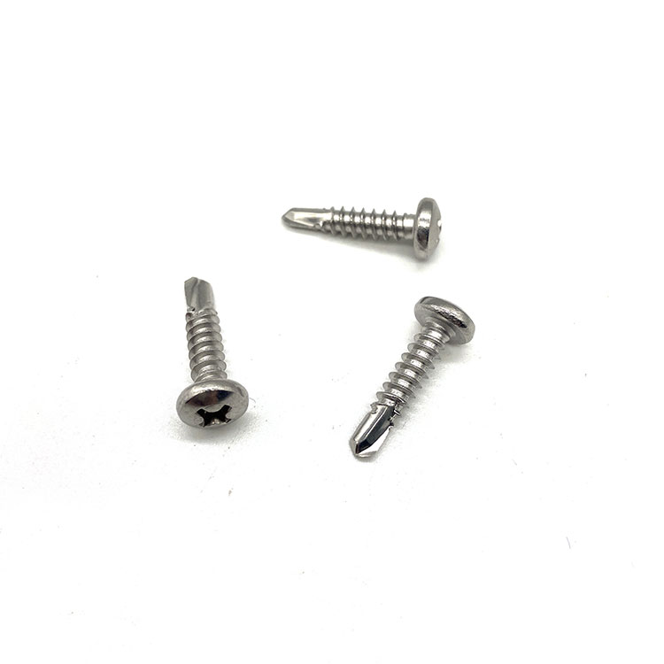 45mm M3 DIN7504N துருப்பிடிக்காத ஸ்டீல் 304 316 Phillips Pan Head Self Drilling Screw