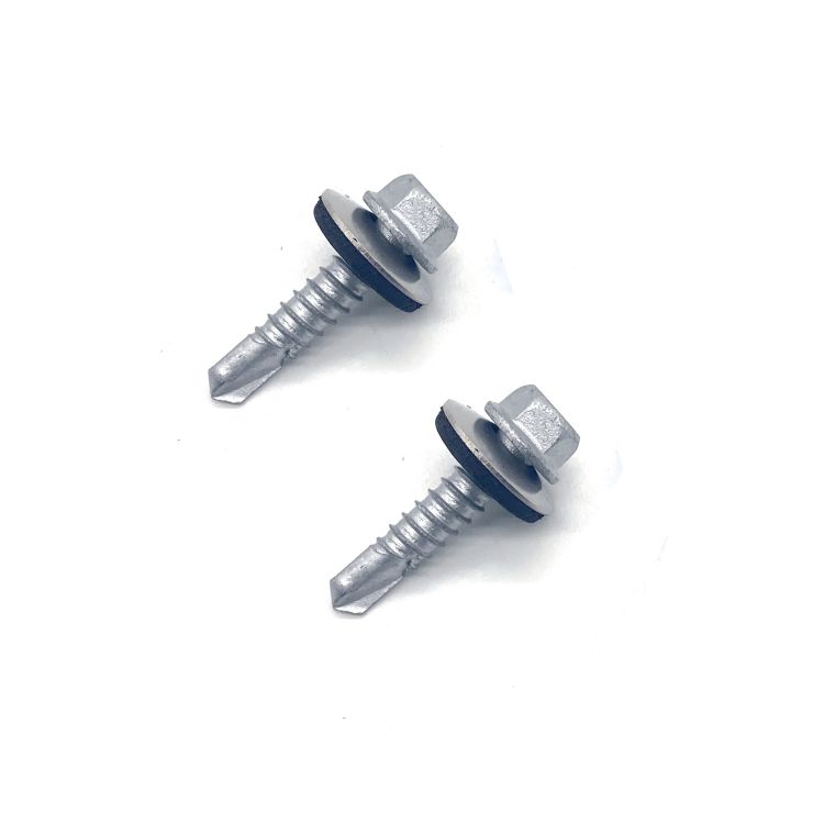 SS304 SS410 Ruspert Din7504k Hex Flange Head Bi-metal Self Drilling Screw